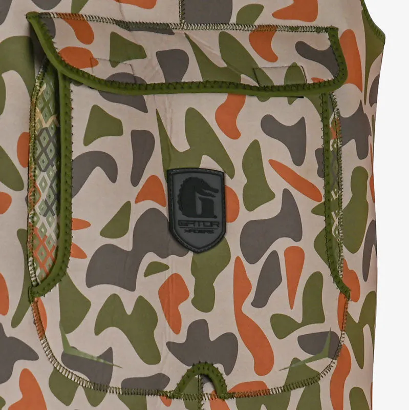 Gator Waders Mens Old School Camo Retro Waders