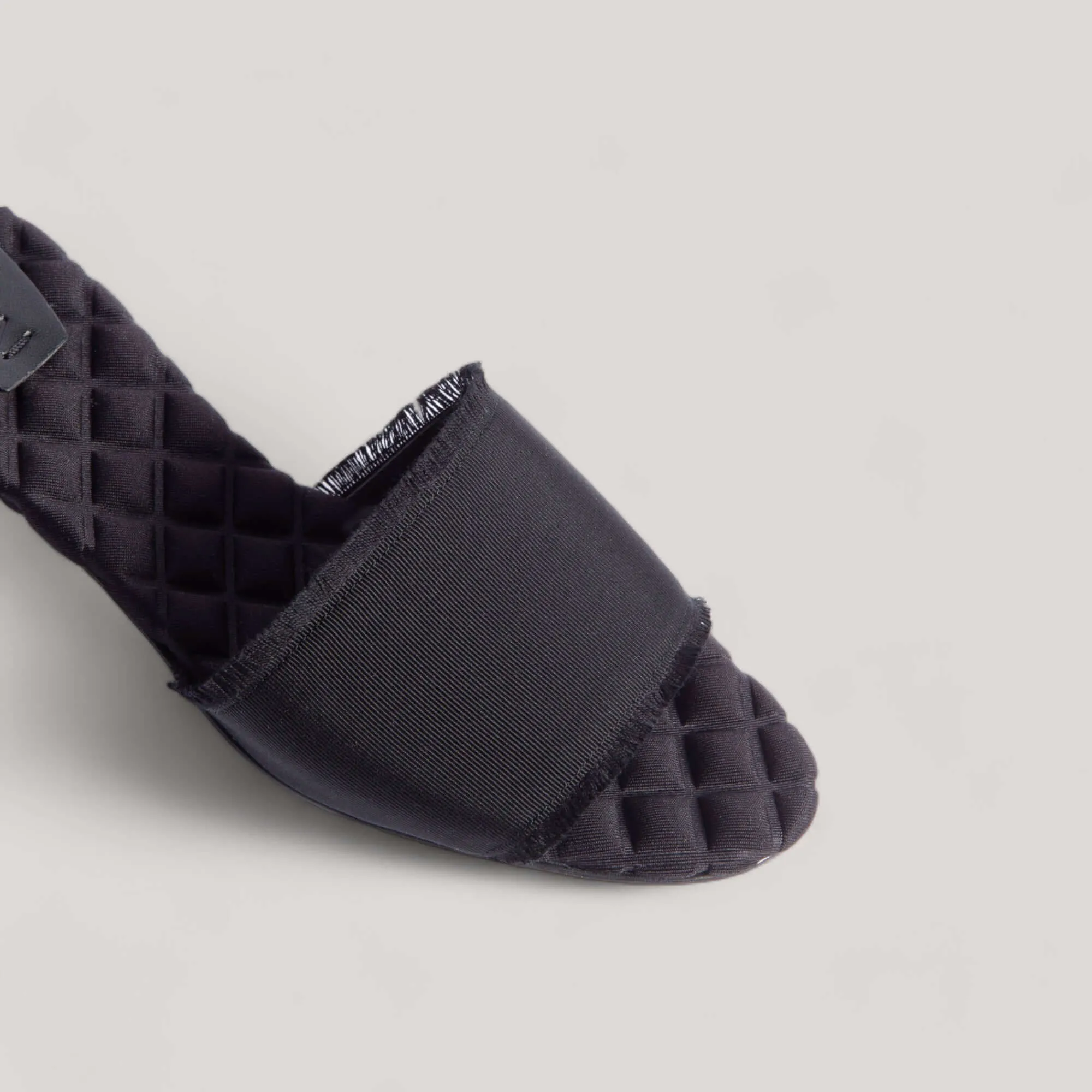 GIORGIA | Black Grosgrain - Sandals