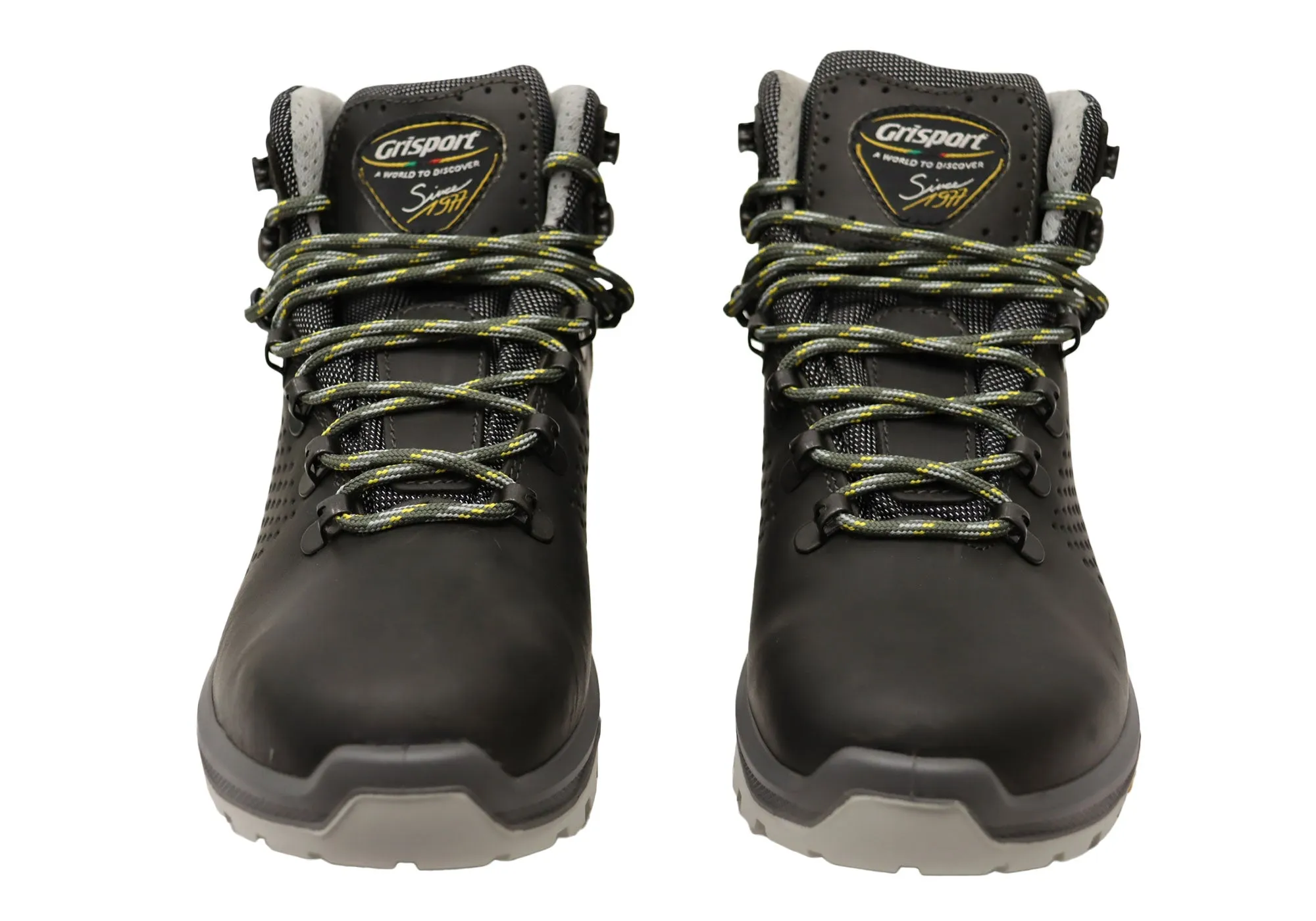 Grisport Womens Pinnacle Mid Hiking Waterproof Boots Made In Italy