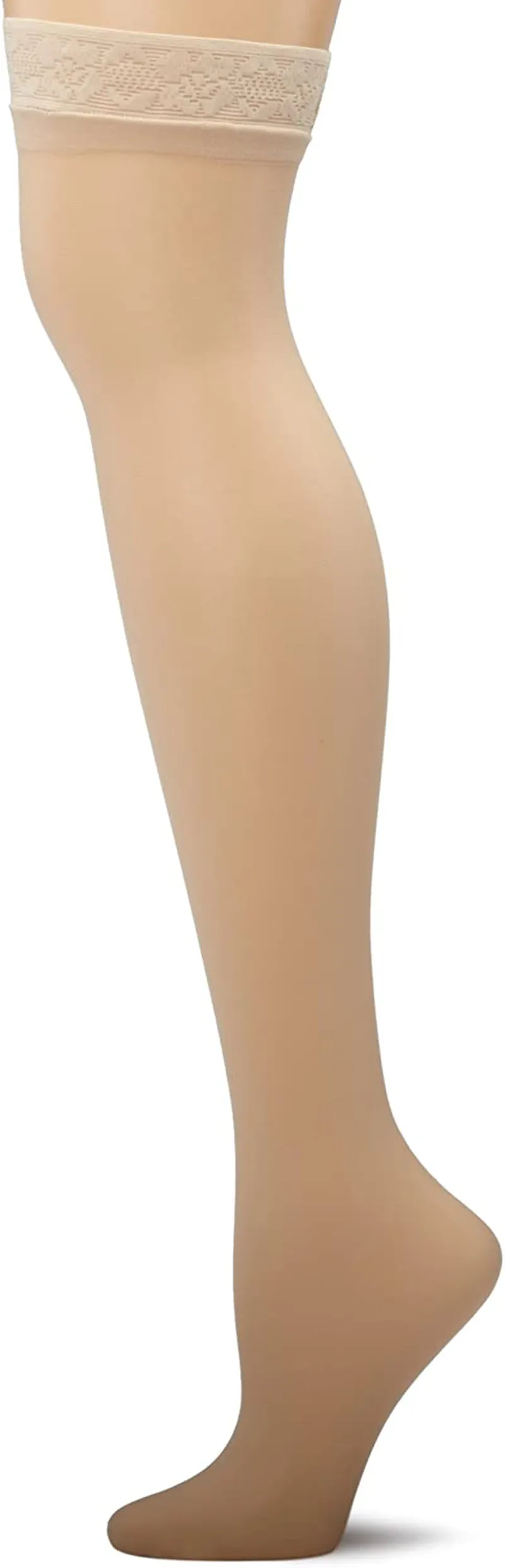 Hanes Women's Silk Reflections Thigh-High Stockings