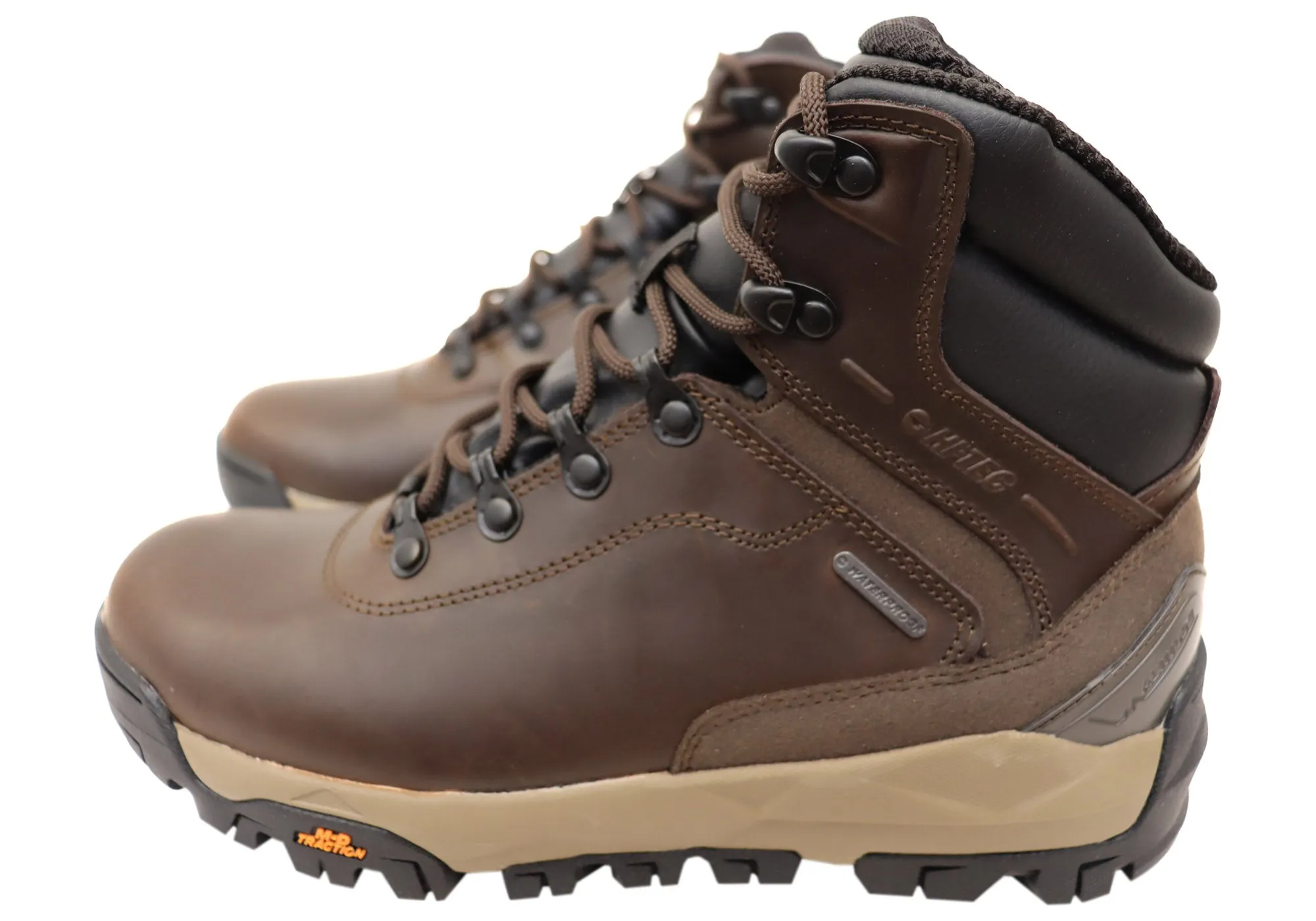 Hi-Tec Mens Altitude Infinity Leather Mid Waterproof Hiking Boots