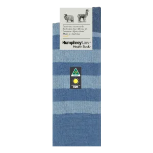 Humphrey Law Fine Merino/Baby Alpaca Blend Health Sock - Denim