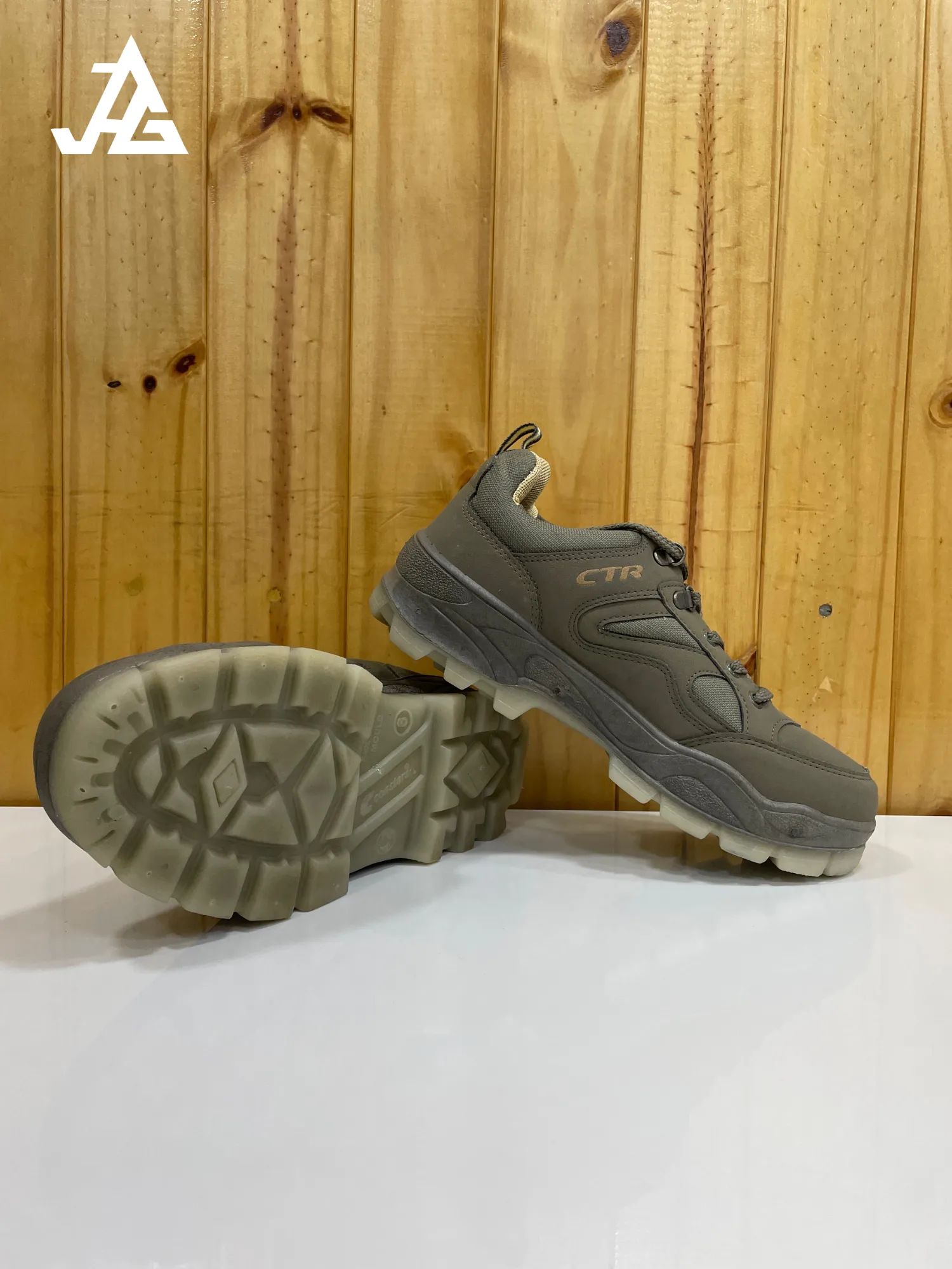 JAG Lunar Series Low Ankle Hiking & Trekking Shoes | Unisex | Olive