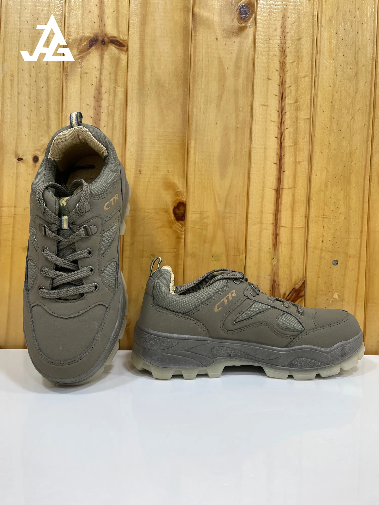 JAG Lunar Series Low Ankle Hiking & Trekking Shoes | Unisex | Olive