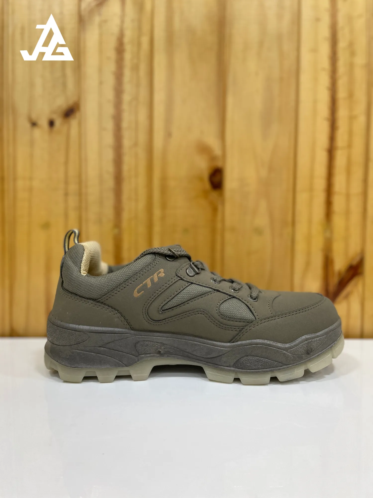 JAG Lunar Series Low Ankle Hiking & Trekking Shoes | Unisex | Olive