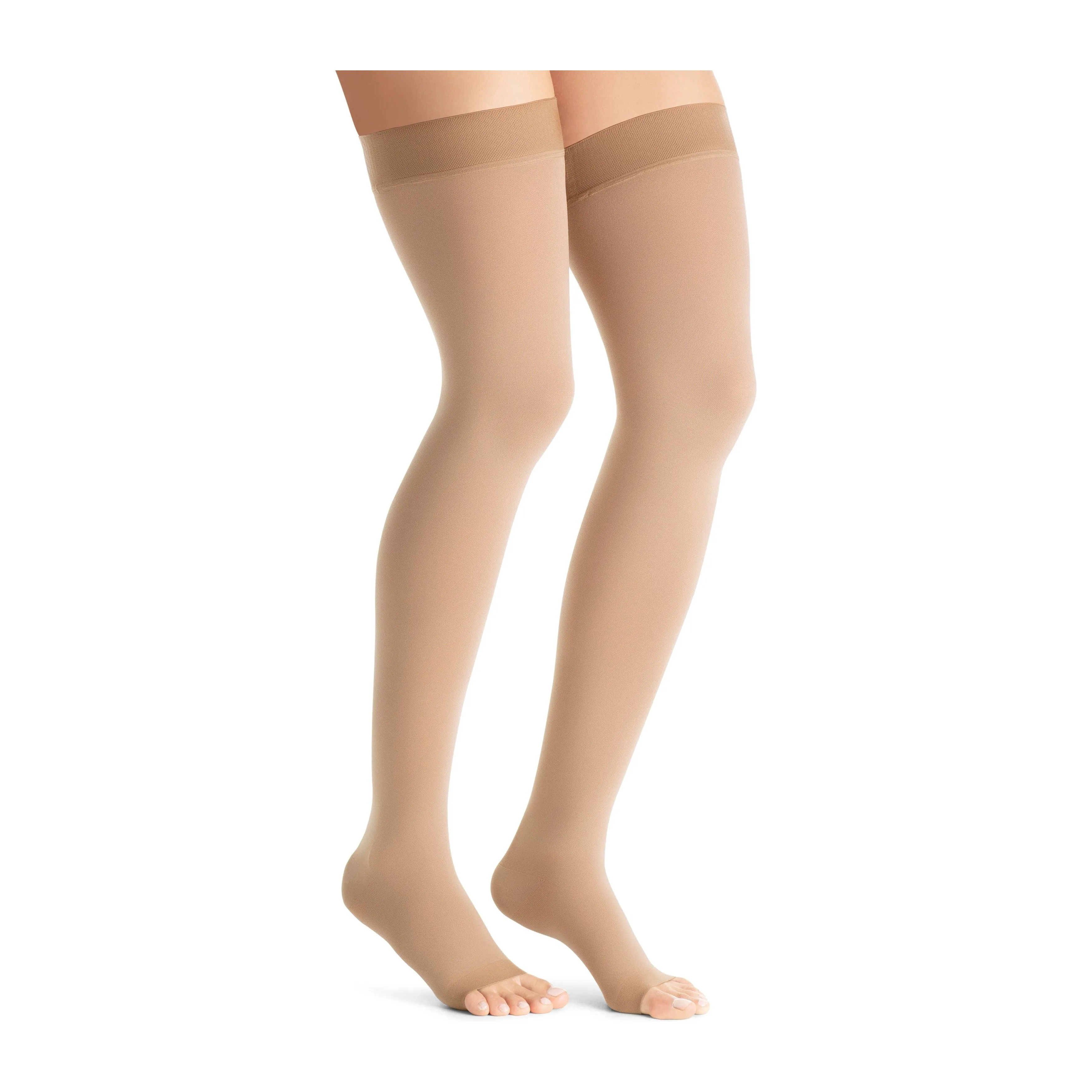 JOBST® Opaque Women's Thigh High 20-30 mmHg, Open Toe, Maternity