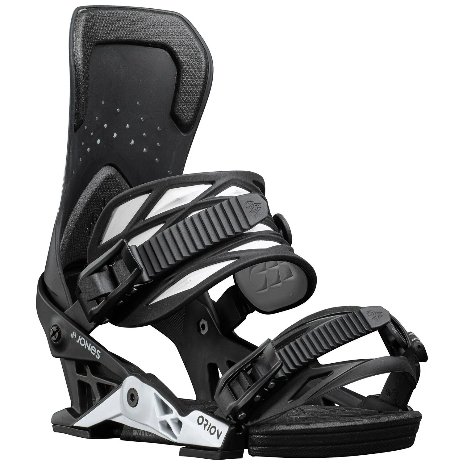 Jones Orion Mens Snowboard Bindings White / Black