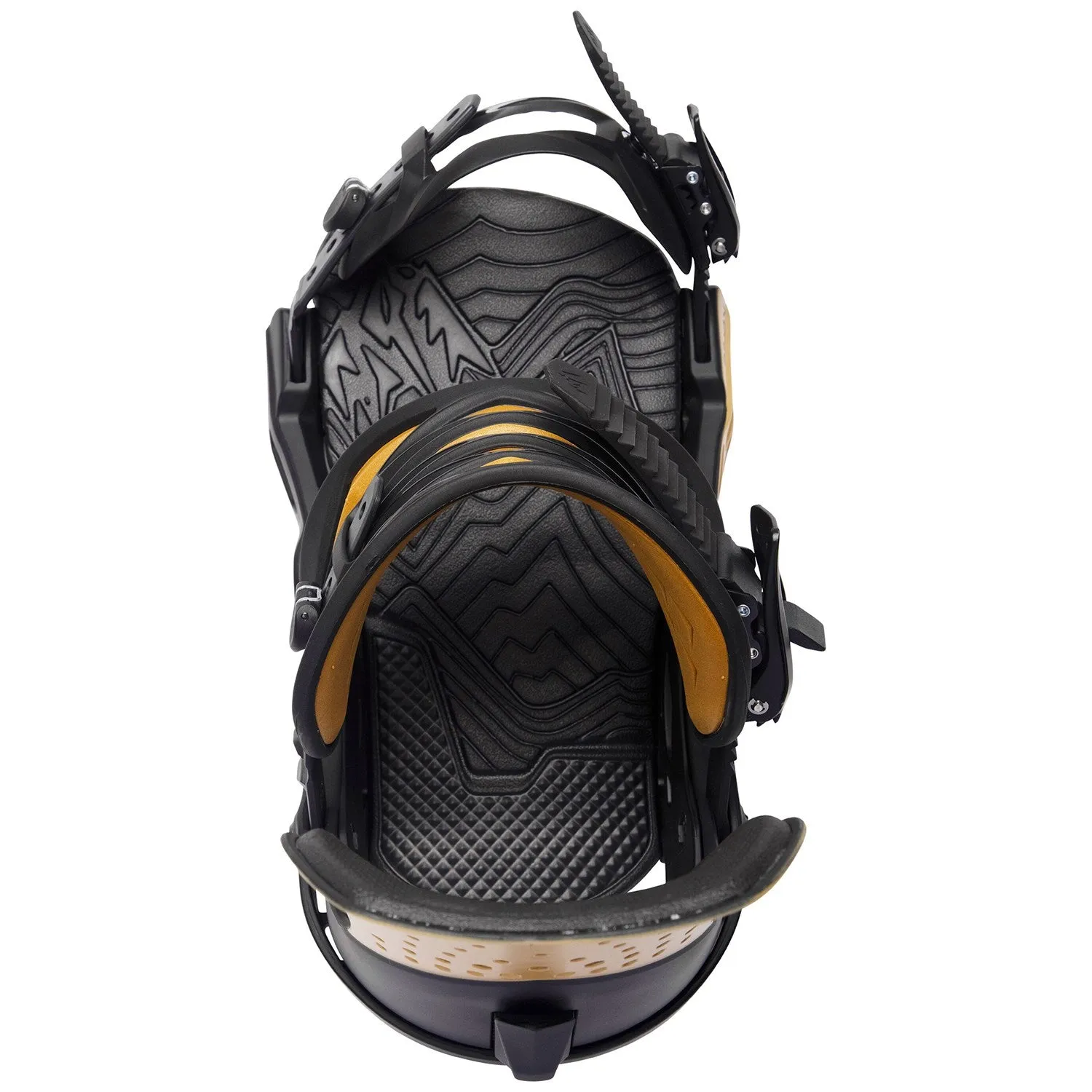 Jones Orion Snowboard Bindings Mens 2024 Sunrise Gold