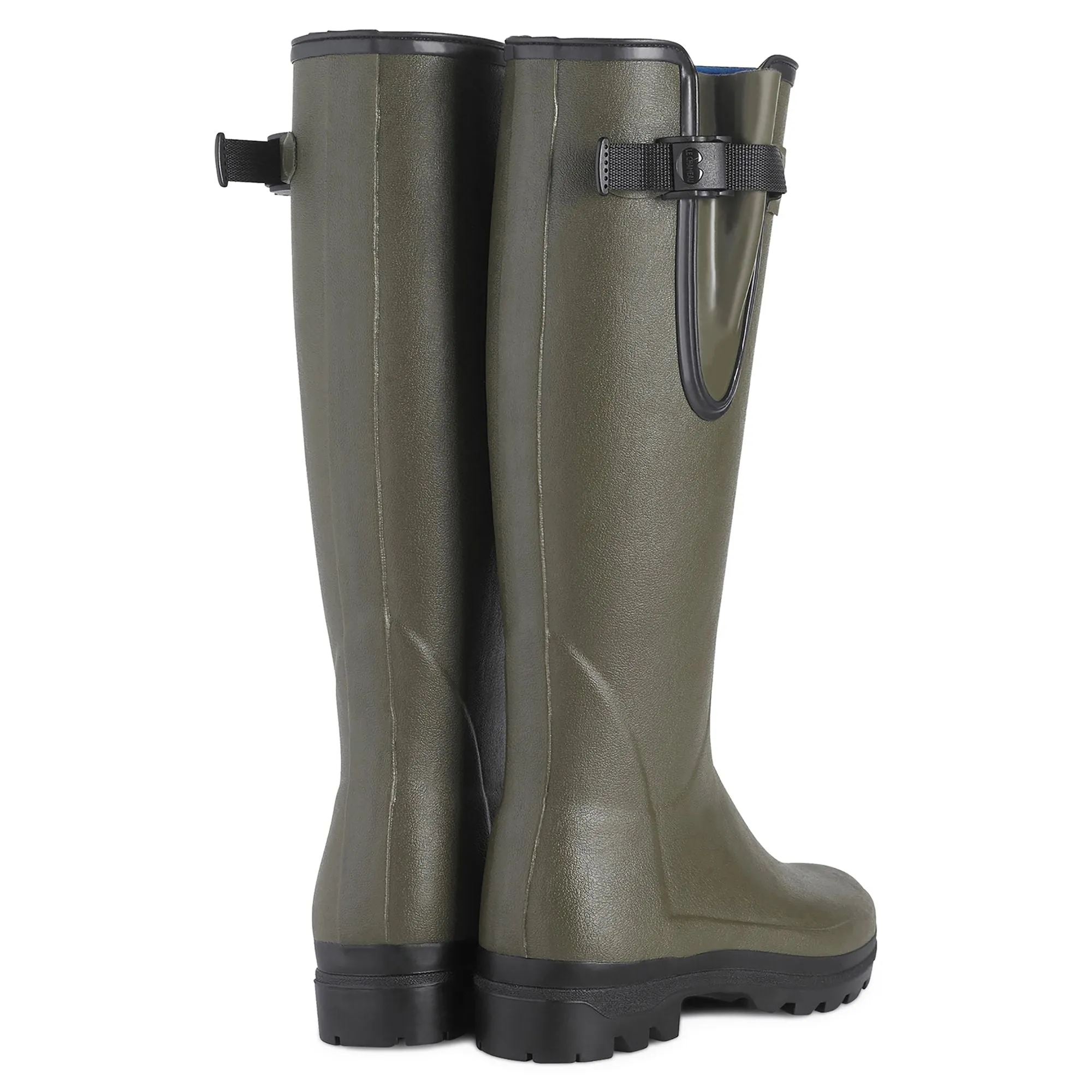 LE CHAMEAU Vierzonord Boots - Ladies Neoprene Lined - Dark Green