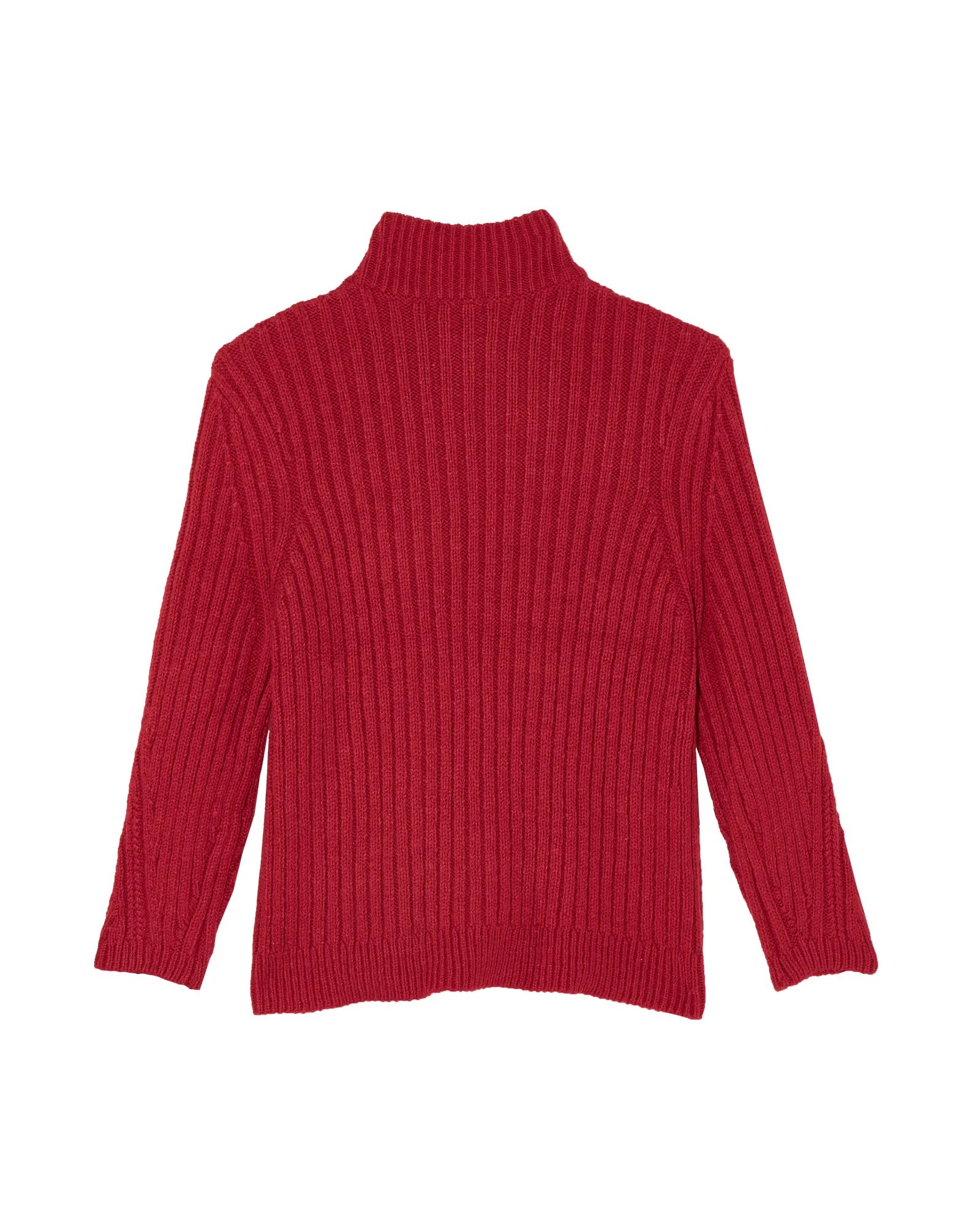 Maya Turtle Neck Sweater | Red