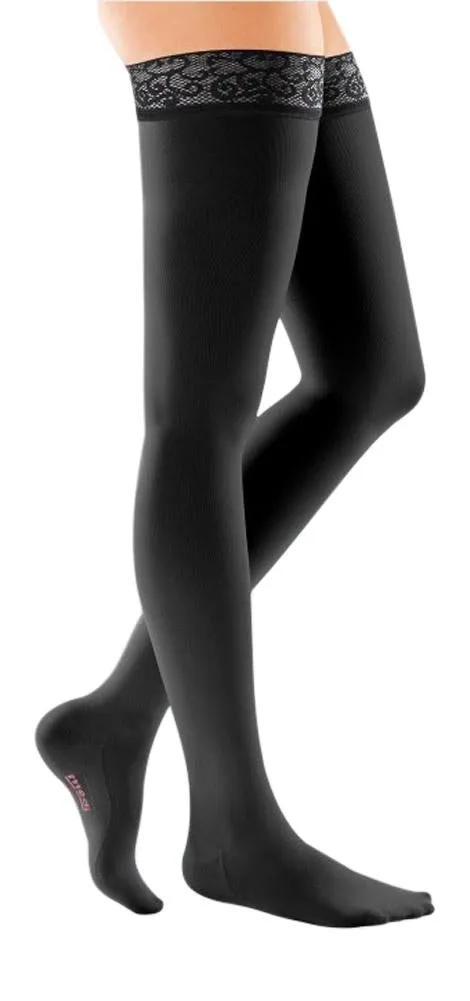 mediven comfort, 20-30 mmHg, Thigh High w/ Lace Top-Band, Closed Toe