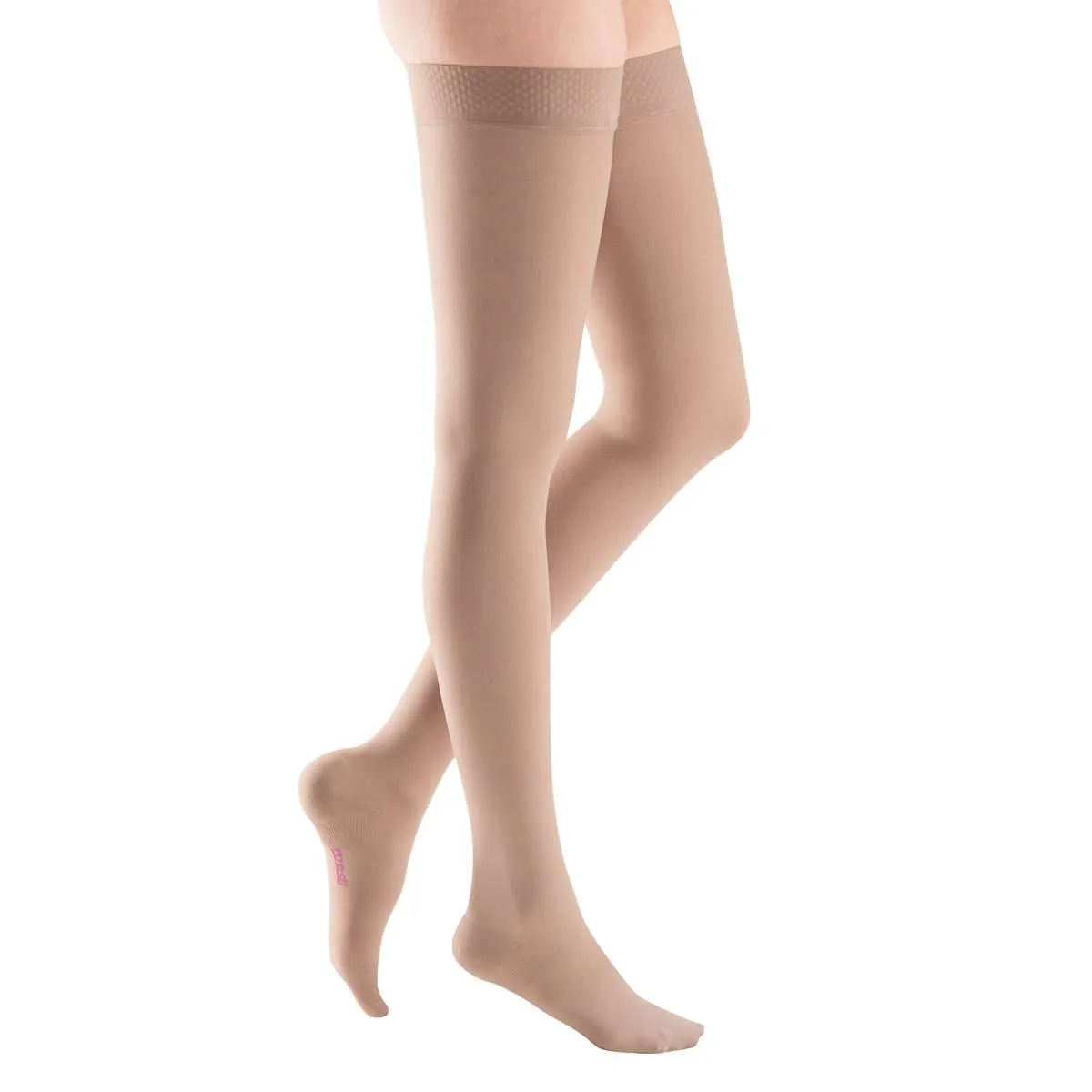 mediven plus 20-30 mmHg thigh beaded topband closed toe standard