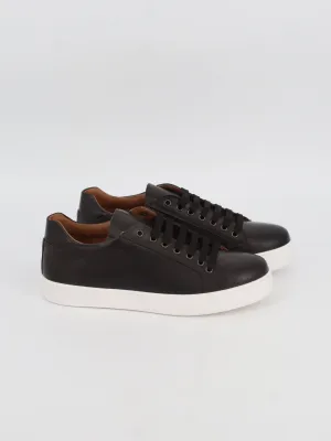 Men's Plain Casual Shoes,Dark Brown