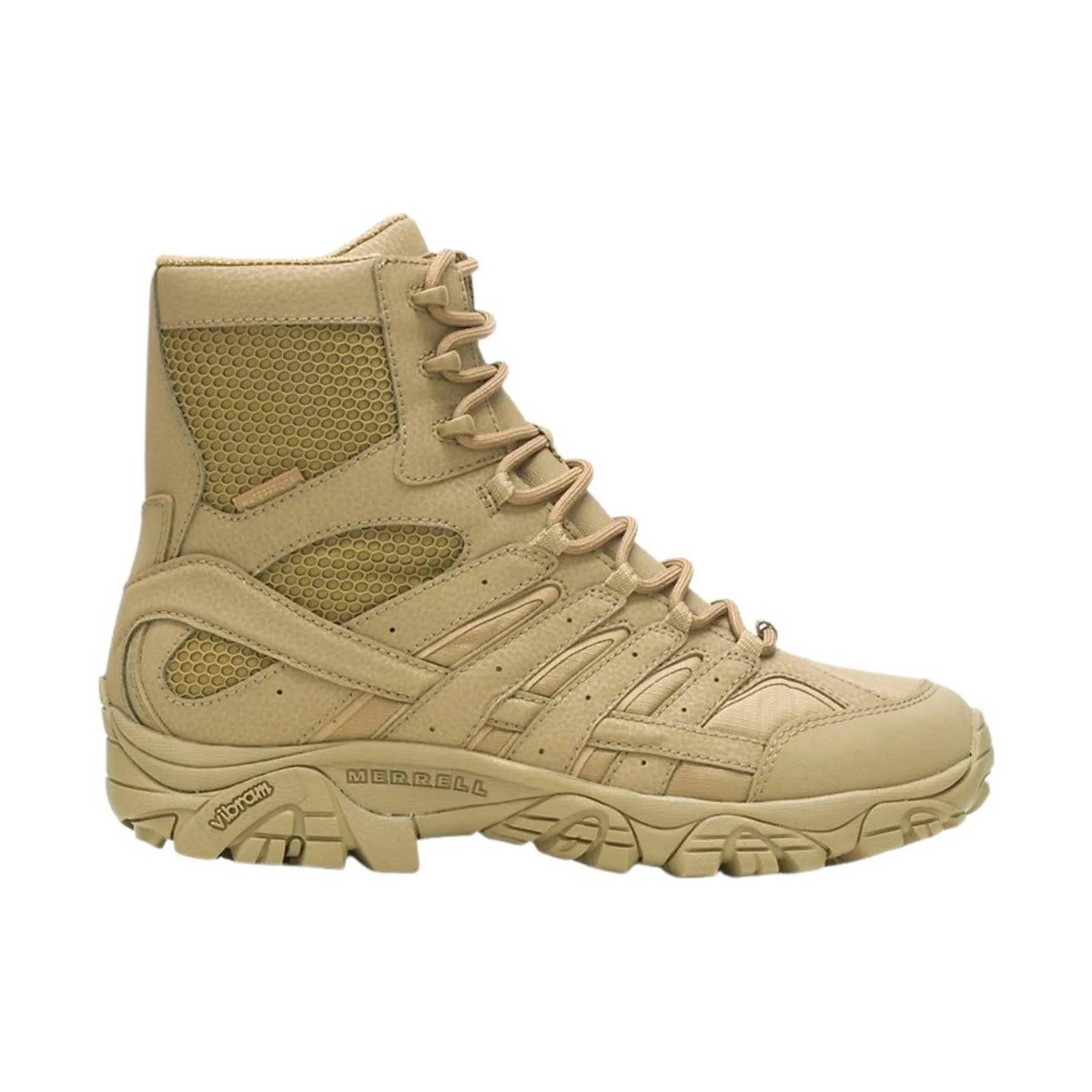 Merrell Men's Moab 2 8 Inch Tactical Waterproof Boot - Coyote