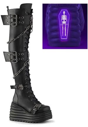 MORTE-312 [Black] | PLATFORM BOOTS [PREORDER]