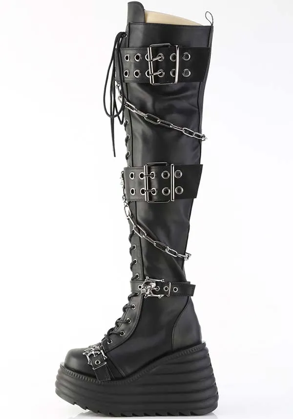 MORTE-312 [Black] | PLATFORM BOOTS [PREORDER]