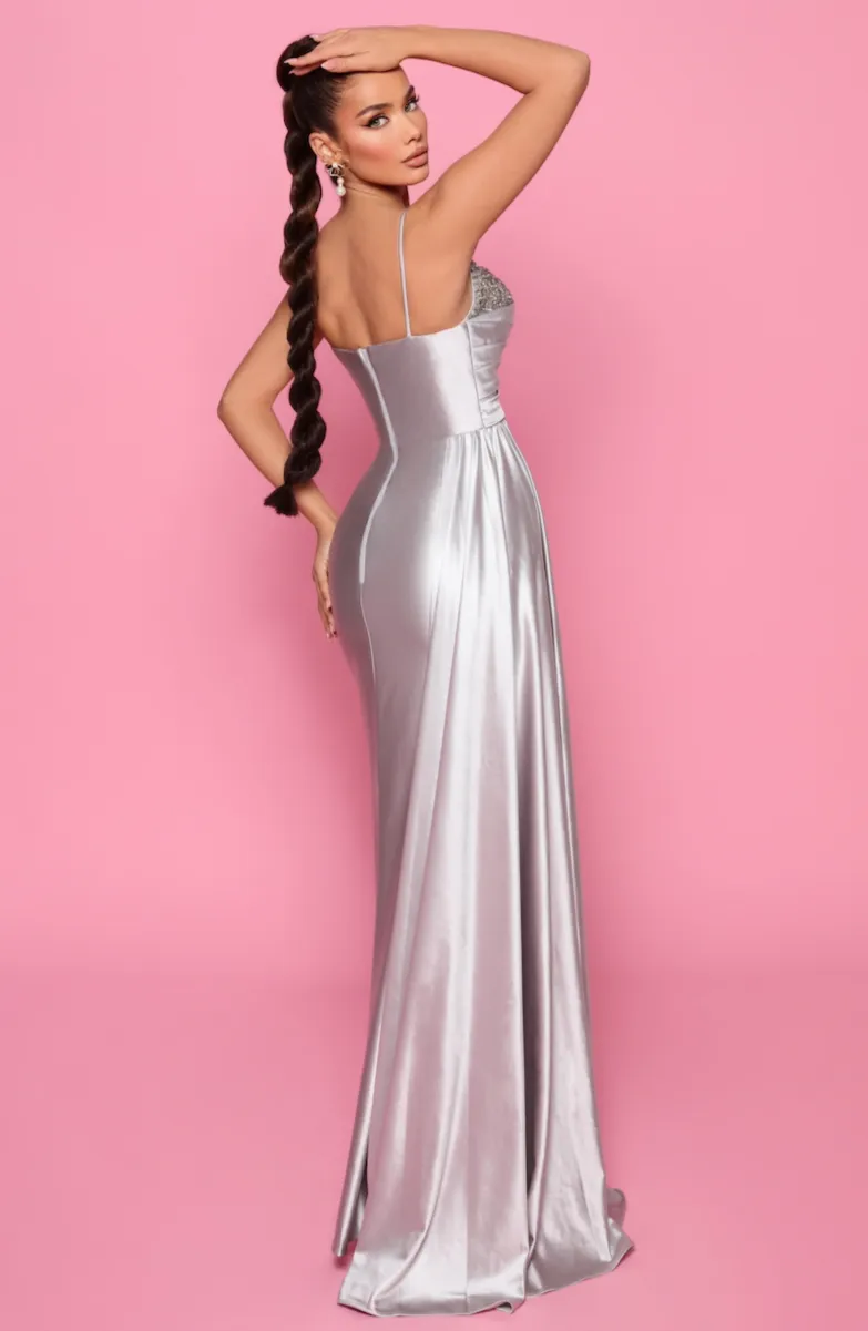 Nicoletta - NP153 - Jewel Adorned Sweetheart Evening Gown