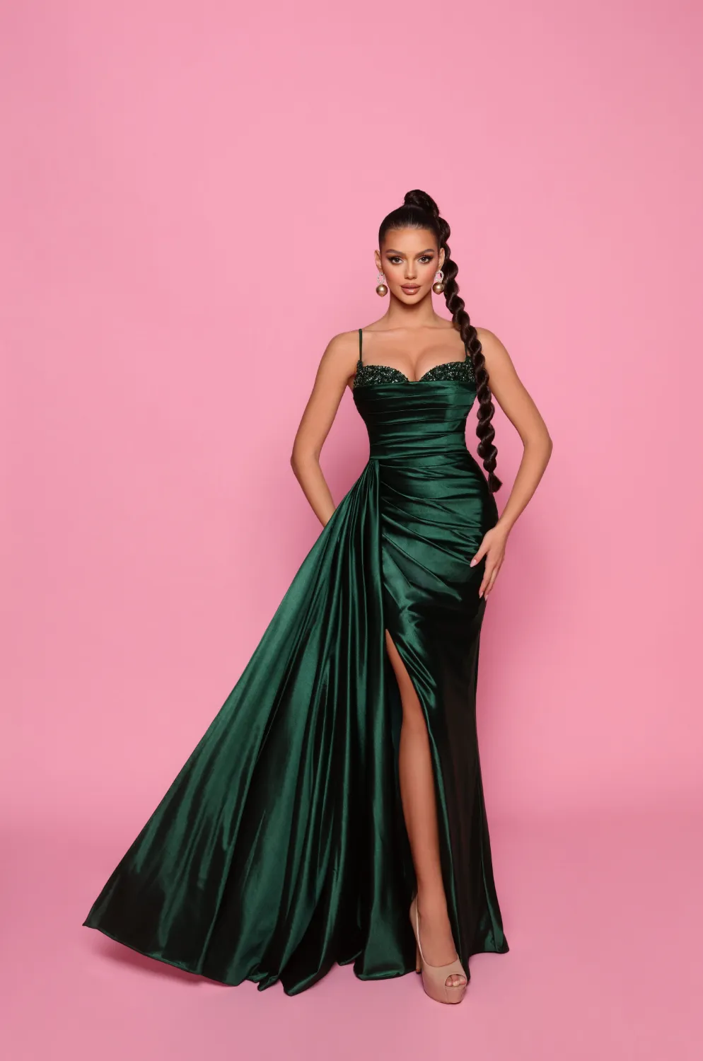 Nicoletta - NP153 - Jewel Adorned Sweetheart Evening Gown