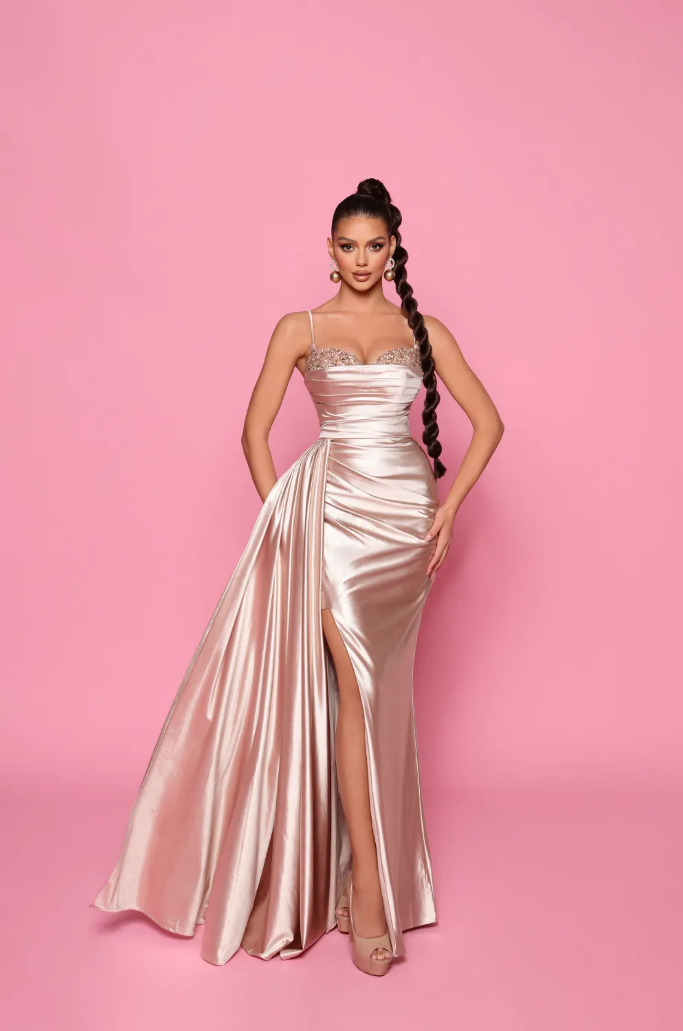 Nicoletta - NP153 - Jewel Adorned Sweetheart Evening Gown