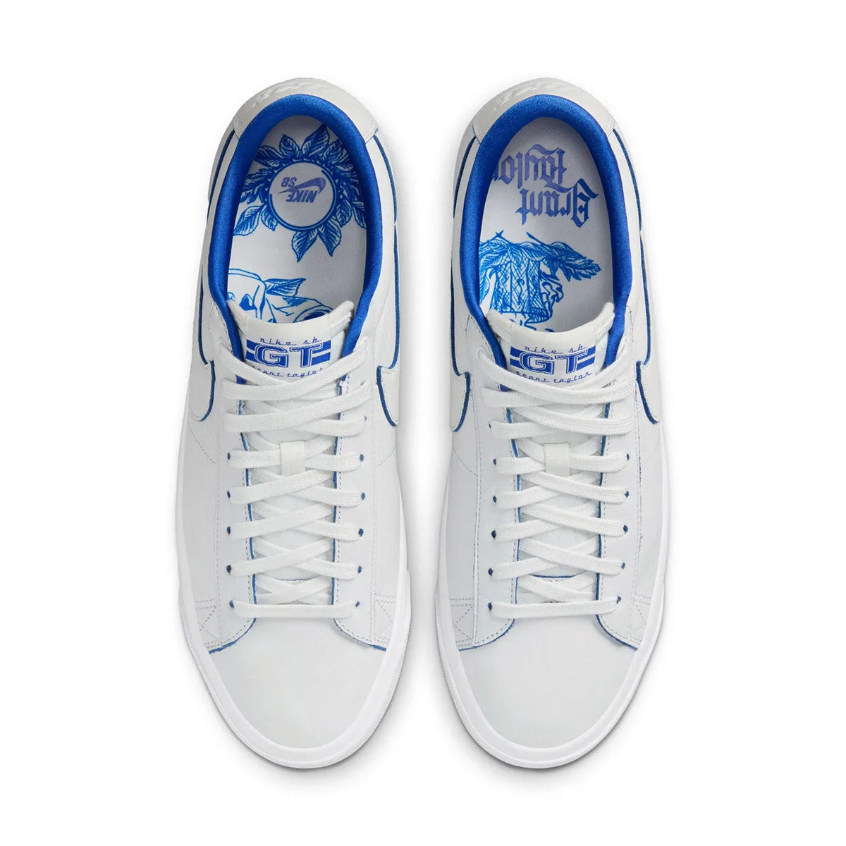 Nike SB - Blazer Low Pro GT Premium Shoes White/Blue