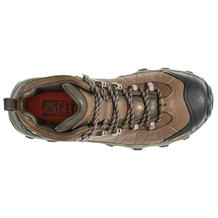 Oboz Women's Bridger Mid Waterproof Hiking Boots- Walnut