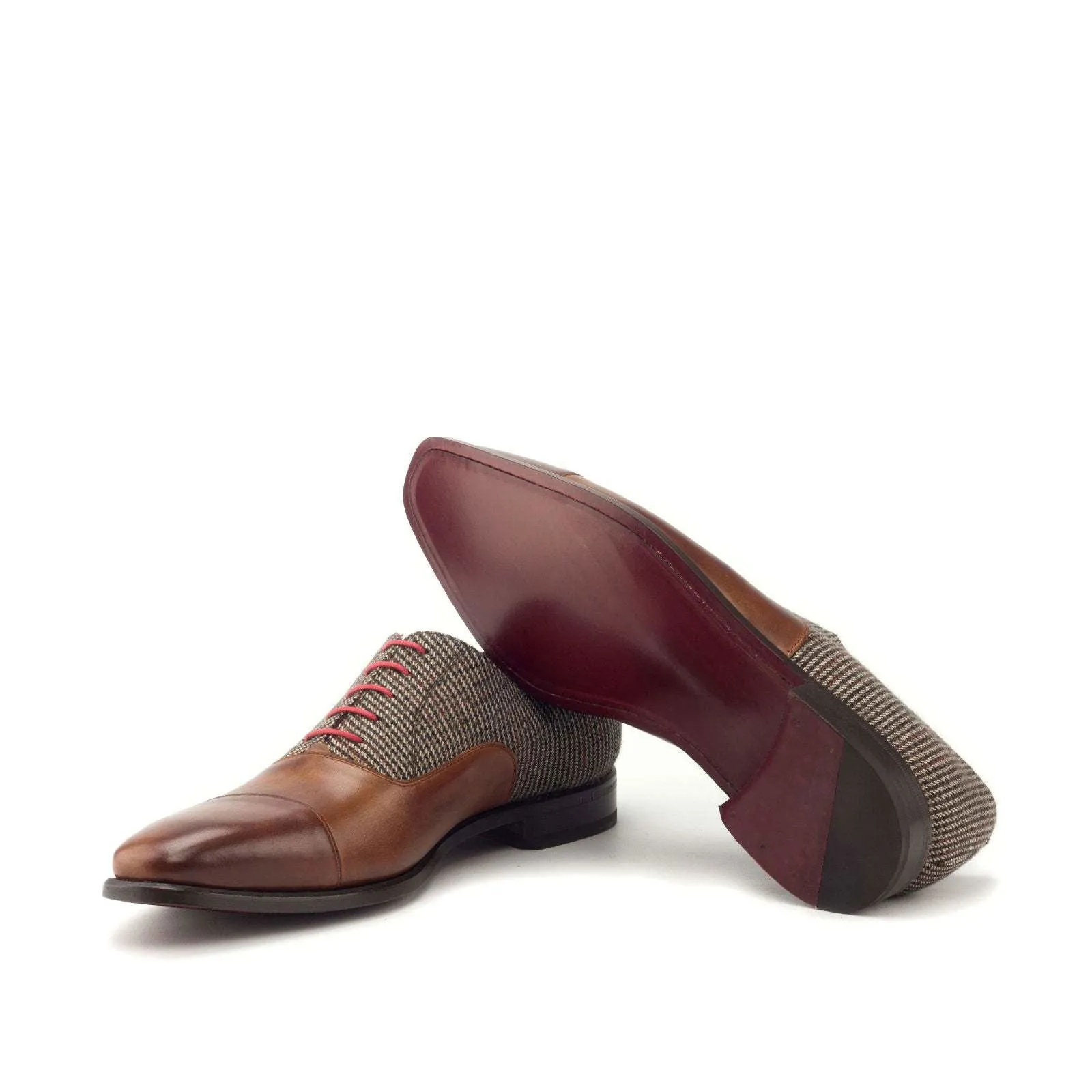 Oxford-Painted Calf, Sartorial, Brown-Wholesale