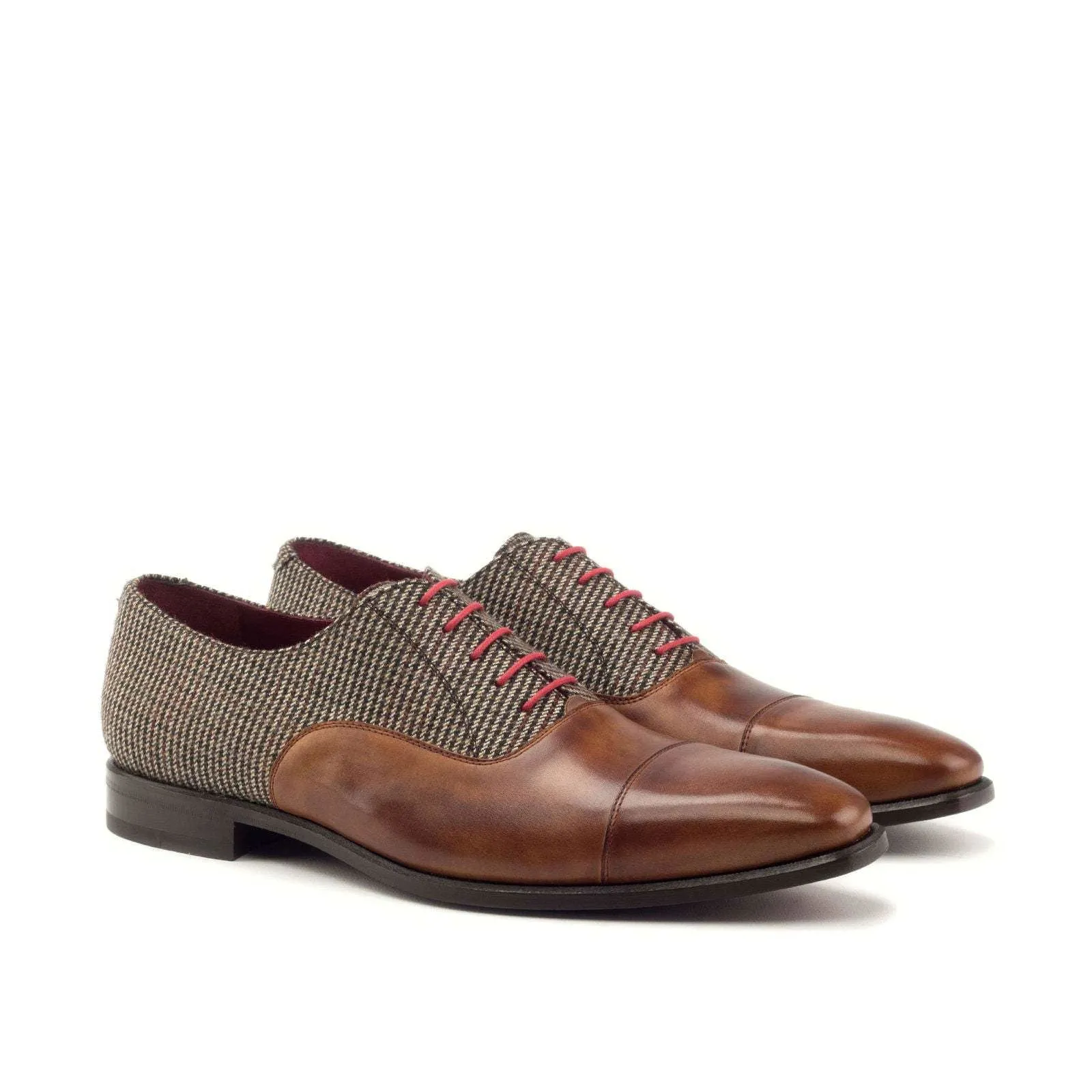 Oxford-Painted Calf, Sartorial, Brown-Wholesale