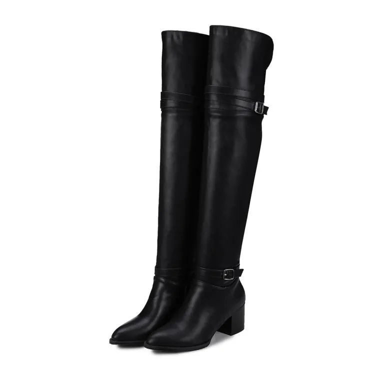 Pre Order:  Plush Thigh-High Riding Boots