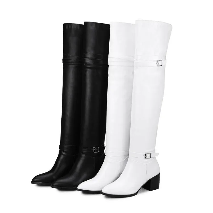 Pre Order:  Plush Thigh-High Riding Boots