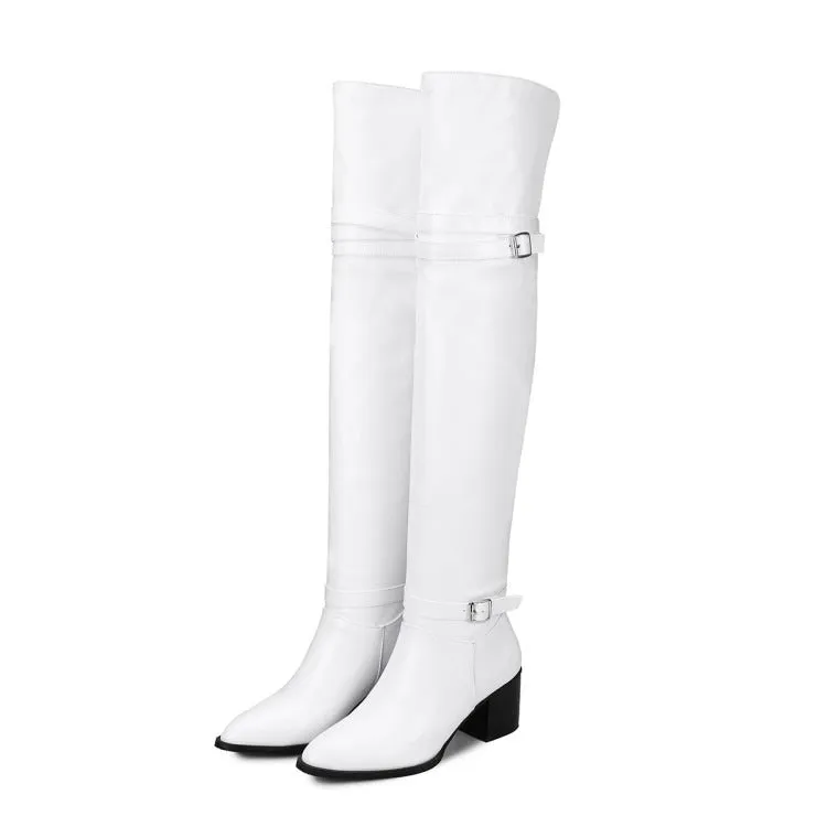 Pre Order:  Plush Thigh-High Riding Boots