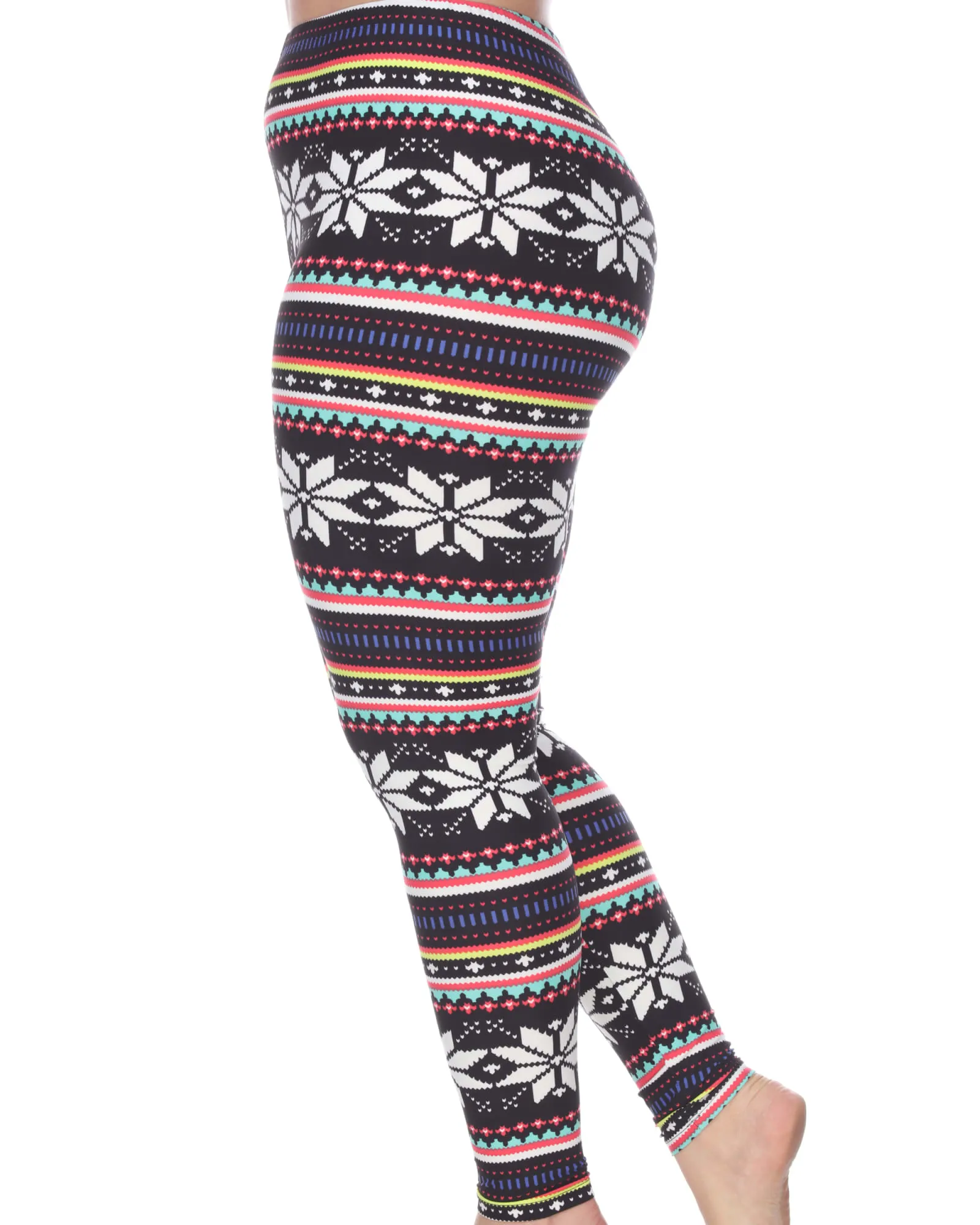 Printed Leggings | Black Multi