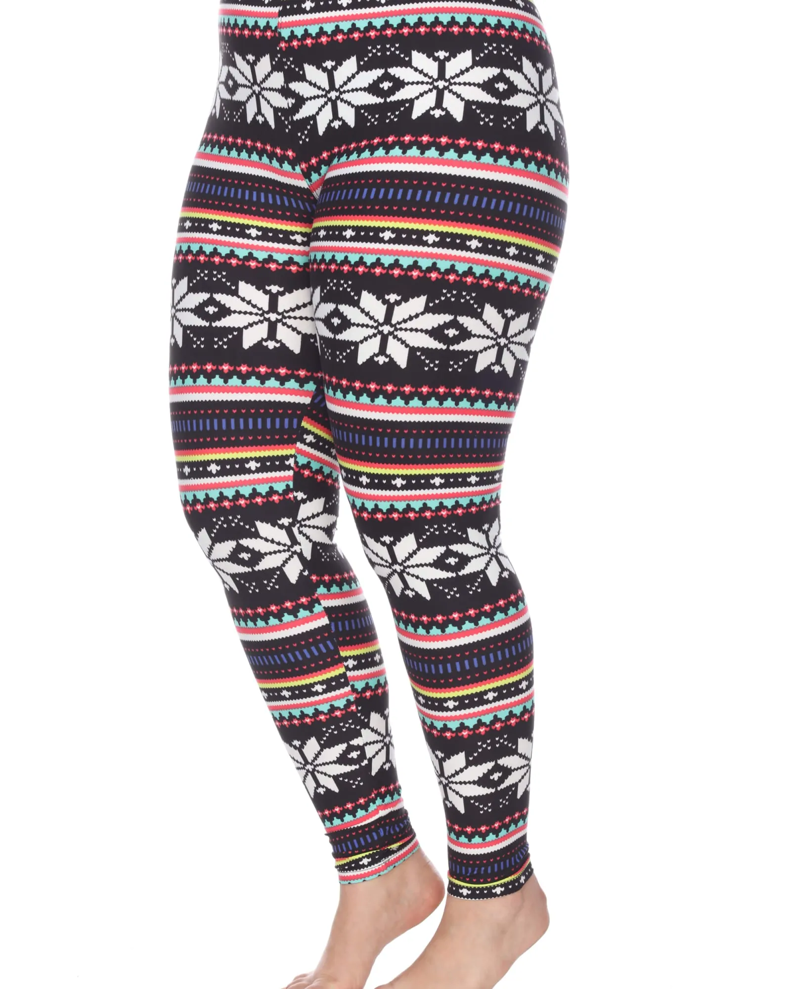 Printed Leggings | Black Multi