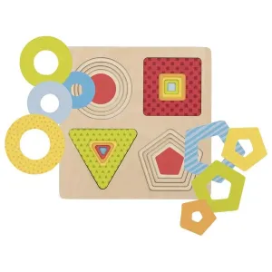 Puzzle - Stacking Geometrical Shapes