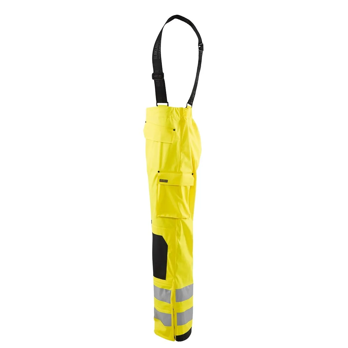 Rain&#x20;Trousers&#x20;Level&#x20;3&#x20;1306&#x20;High&#x20;Vis&#x20;Geel&#x20;-&#x20;Bl&#xE5;kl&#xE4;der