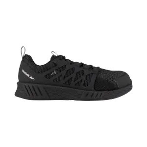 Reebok Womens Black Textile Work Shoes Fusion Flexweave Oxford CT