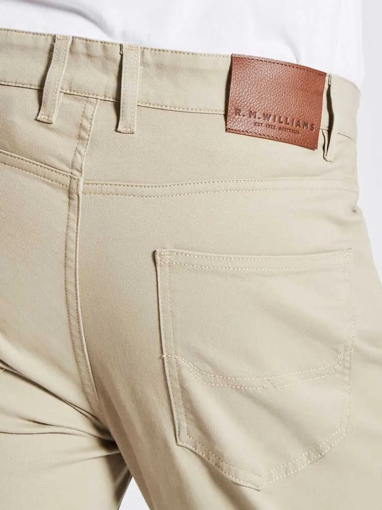 RM WILLIAMS Ramco Jeans - Mens Drill Cotton - Buckskin