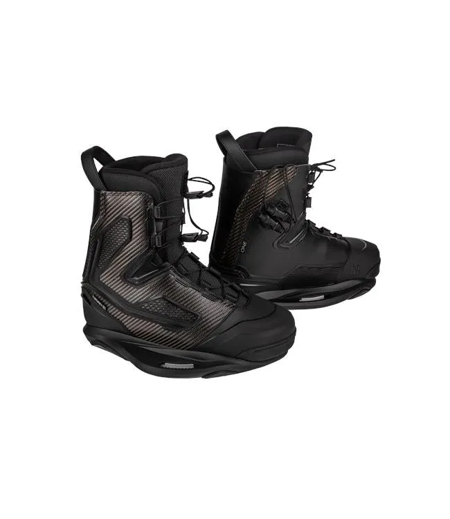 Ronix One Blackout Wakeboard Package with One Carbitex Boots (2022)