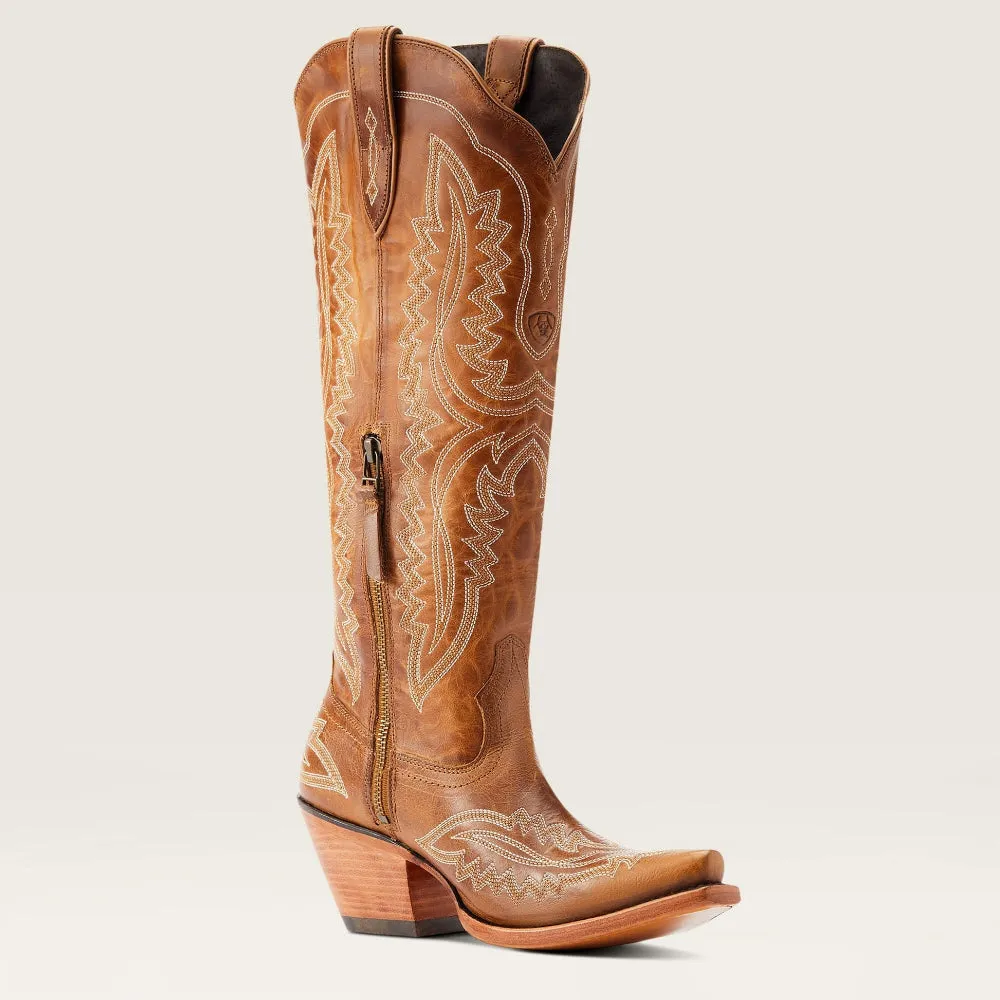 Rustic Stitched Cowboy Inspired Boots