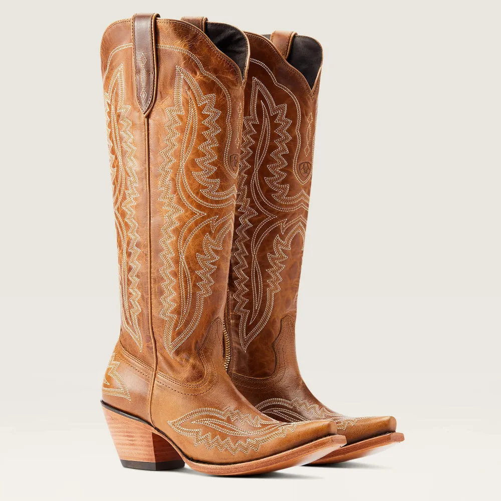 Rustic Stitched Cowboy Inspired Boots