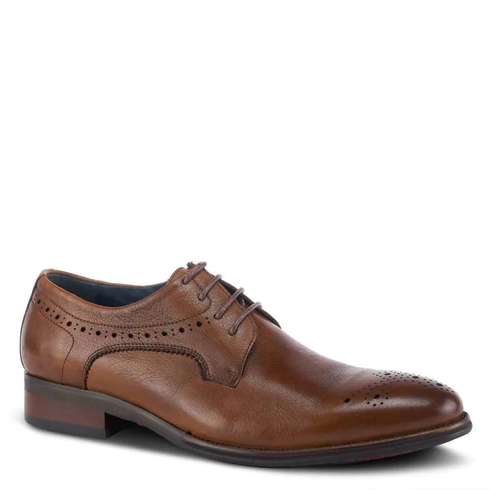 Spring Step Shoes Charlie Men's Leather Wingtip Derby Style Shoes