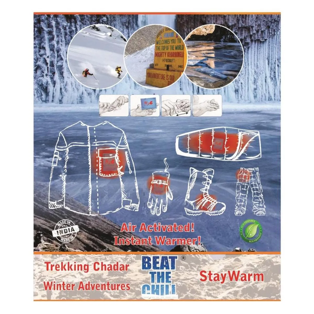 StayWarm - Hand Warmer - Pack of 5 (Each Pack contains 2 pcs)