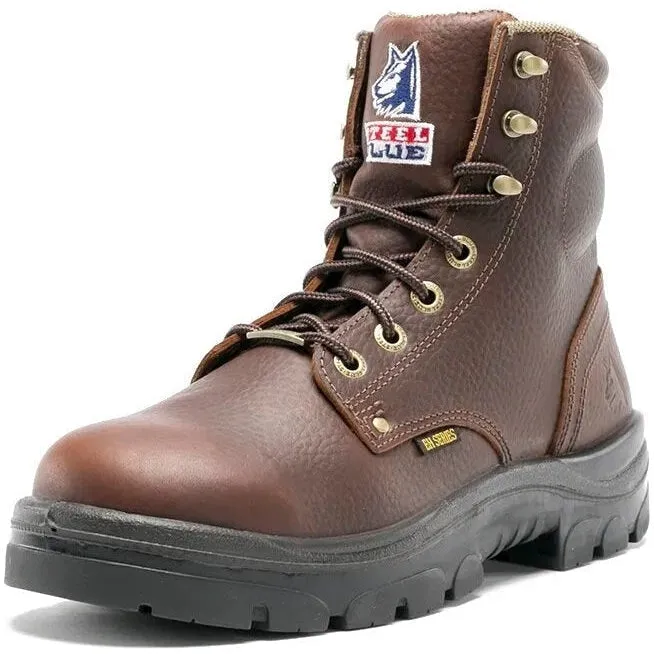 Steel Blue Men's Argyle 6" WP Soft Toe Waterproof Work Boot - Oak - 810952