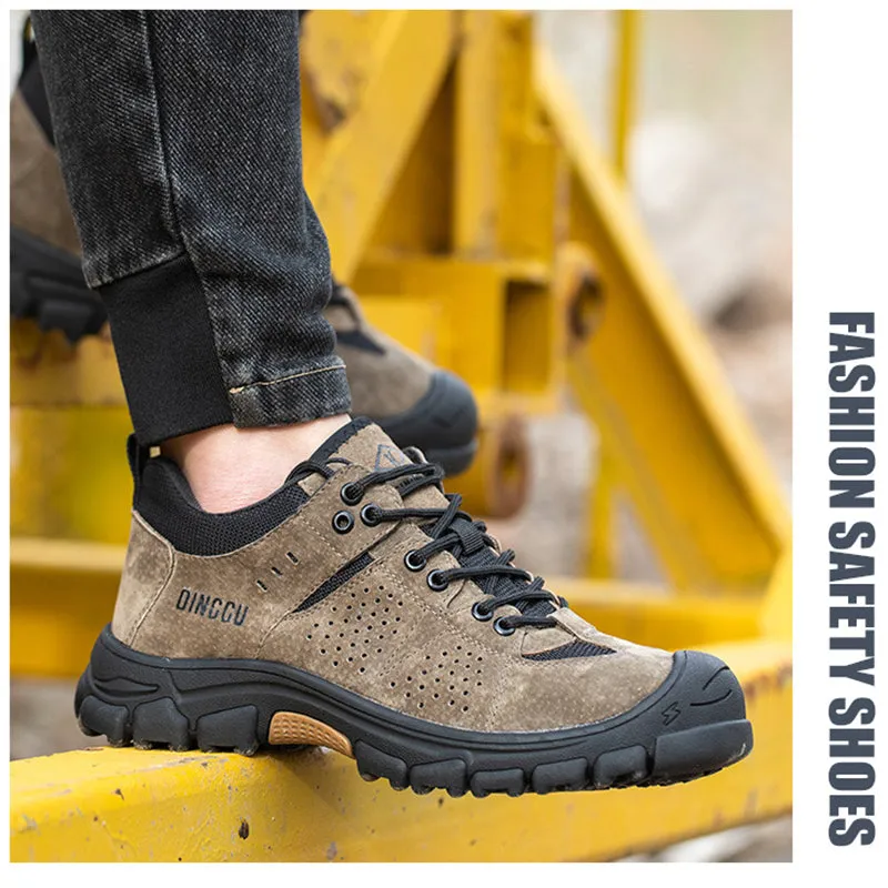 Steel Toe Sneakers for Men Women Indestructible Lightweight Comfortable Safety Sneakers Composite Slip-Resistant Toe Shoes for Construction