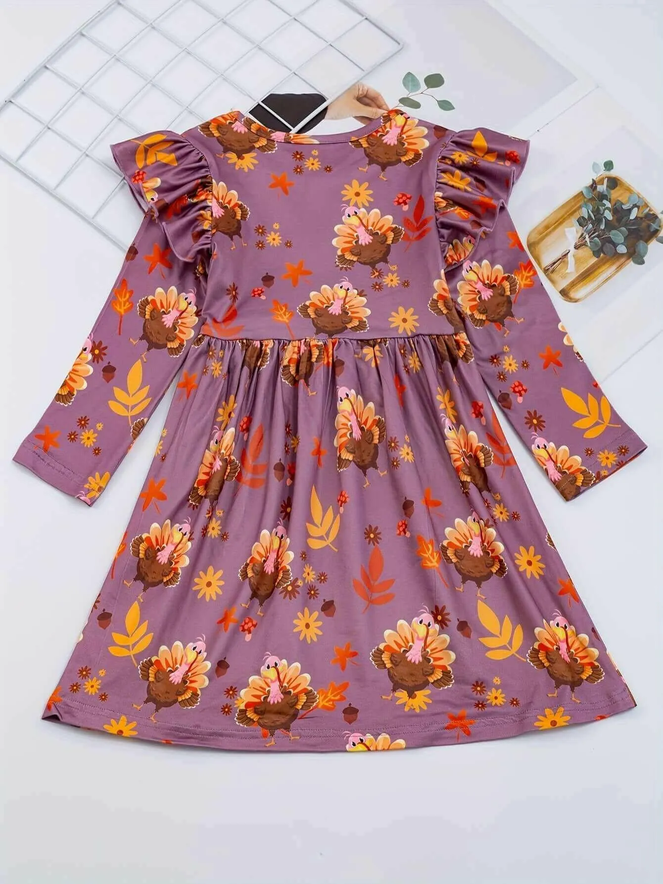 The Felicity Dress - Turkeys 'n Thanksgiving (Assorted Colors)