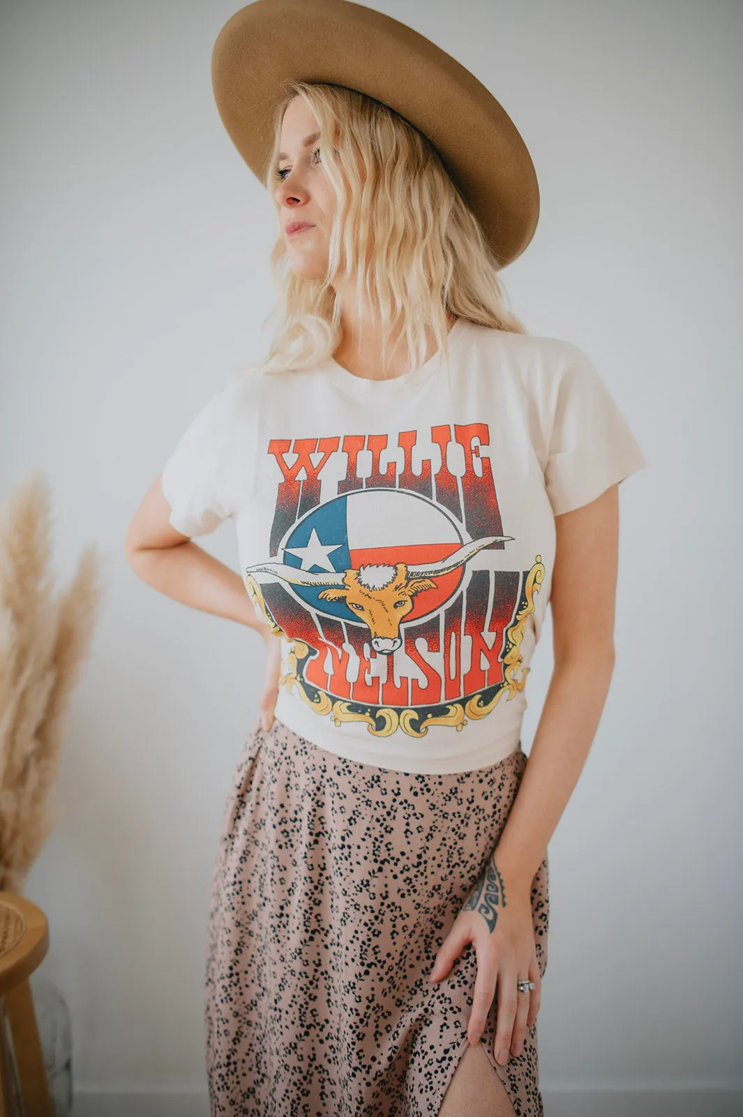 The Willie Nelson Texas Bull Tour Tee by Daydreamer