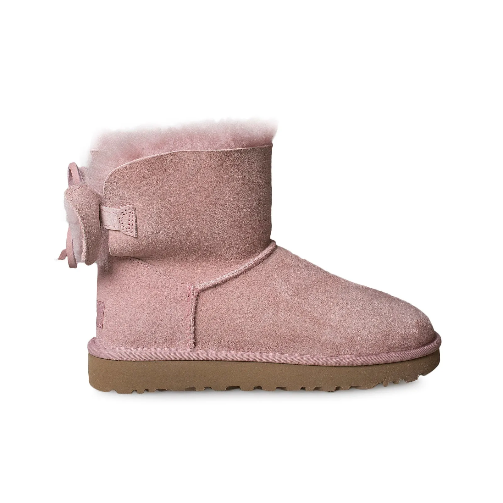 UGG Classic Double Bow Mini Pink Crystal Boots - Women's