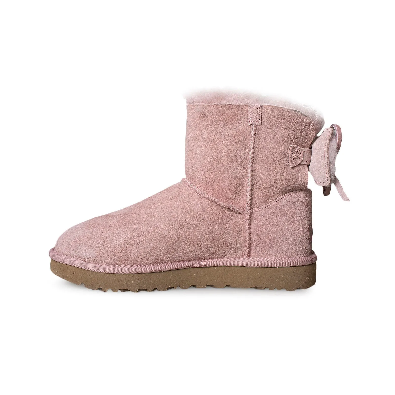 UGG Classic Double Bow Mini Pink Crystal Boots - Women's