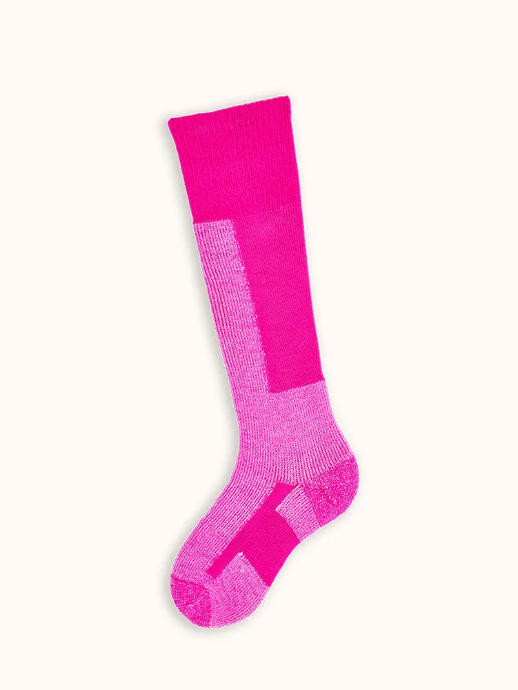 Unisex Maximum Cushion Over-Calf Ski Socks