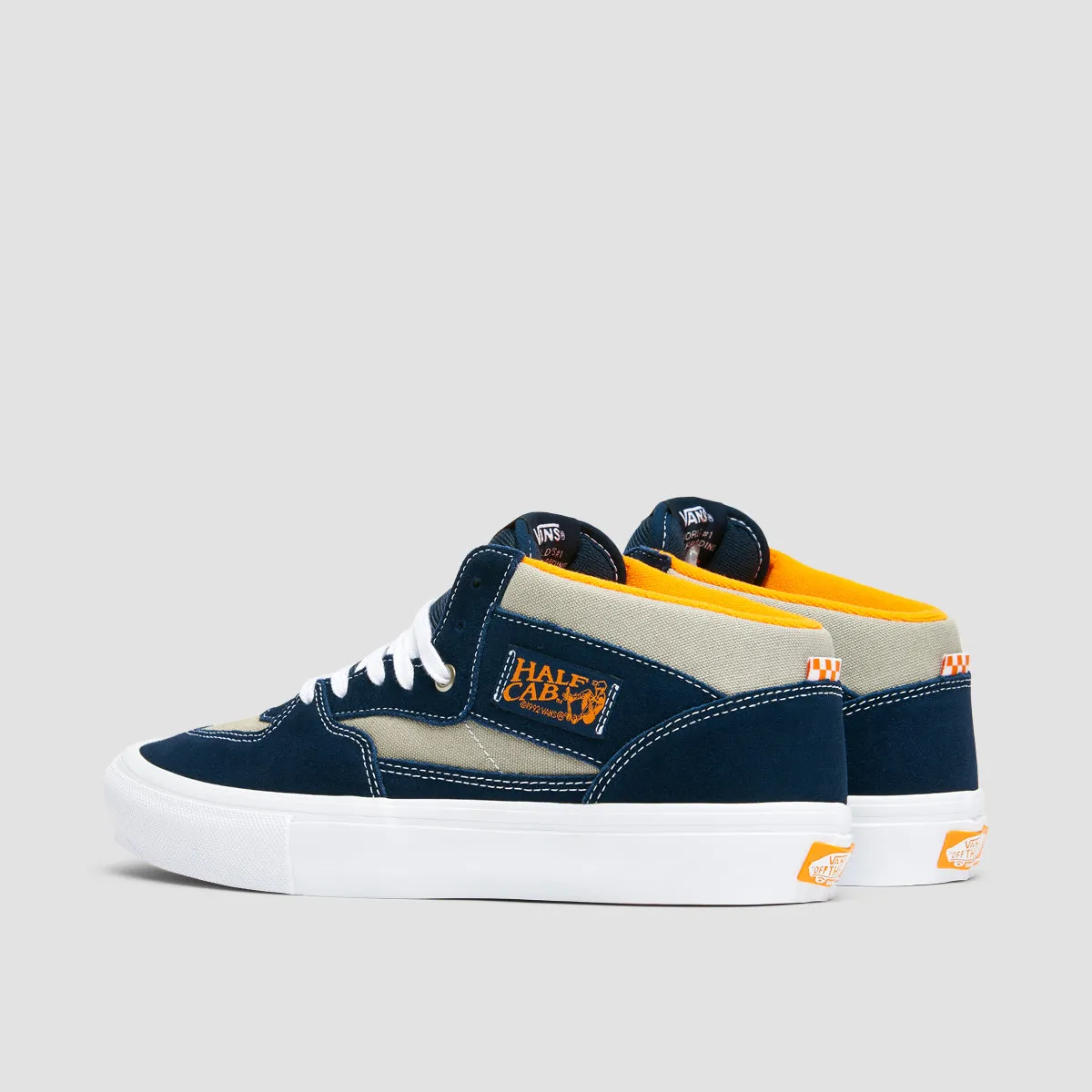 Vans Skate Half Cab Mid Top Shoes - Smoke/Navy