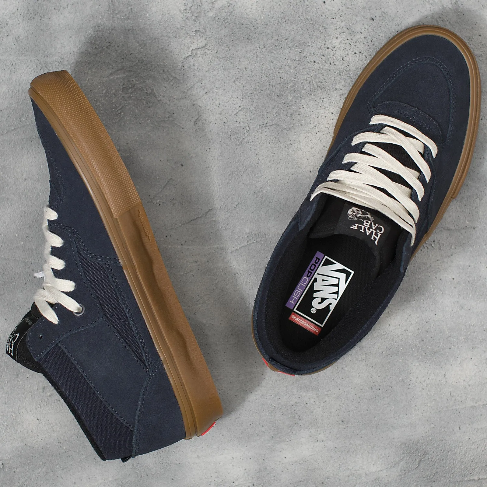 Vans Skate Half Cab Skateboard Shoe - Navy/Gum